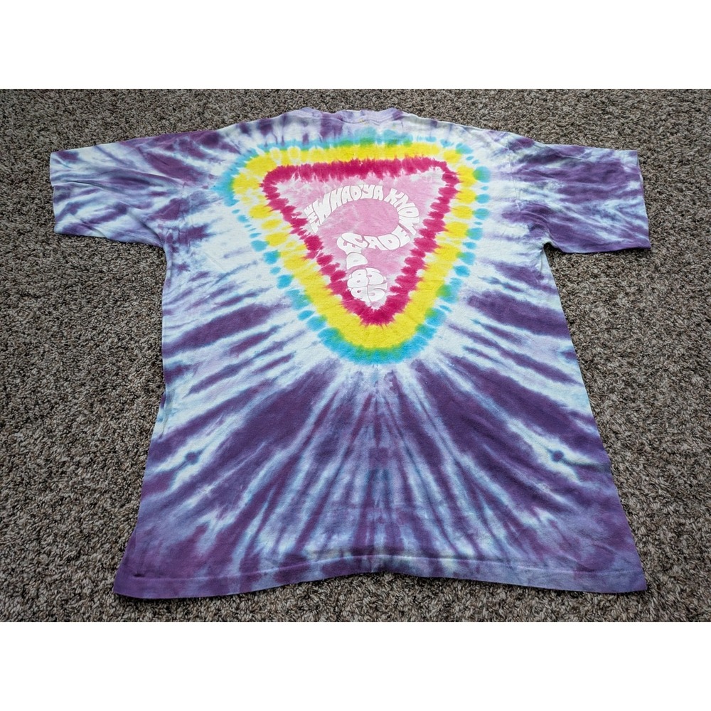 Vintage Eye Dye T Shirt Single Stitch Tie Dye 1985-95‎ Whadda Ya Know? Large USA